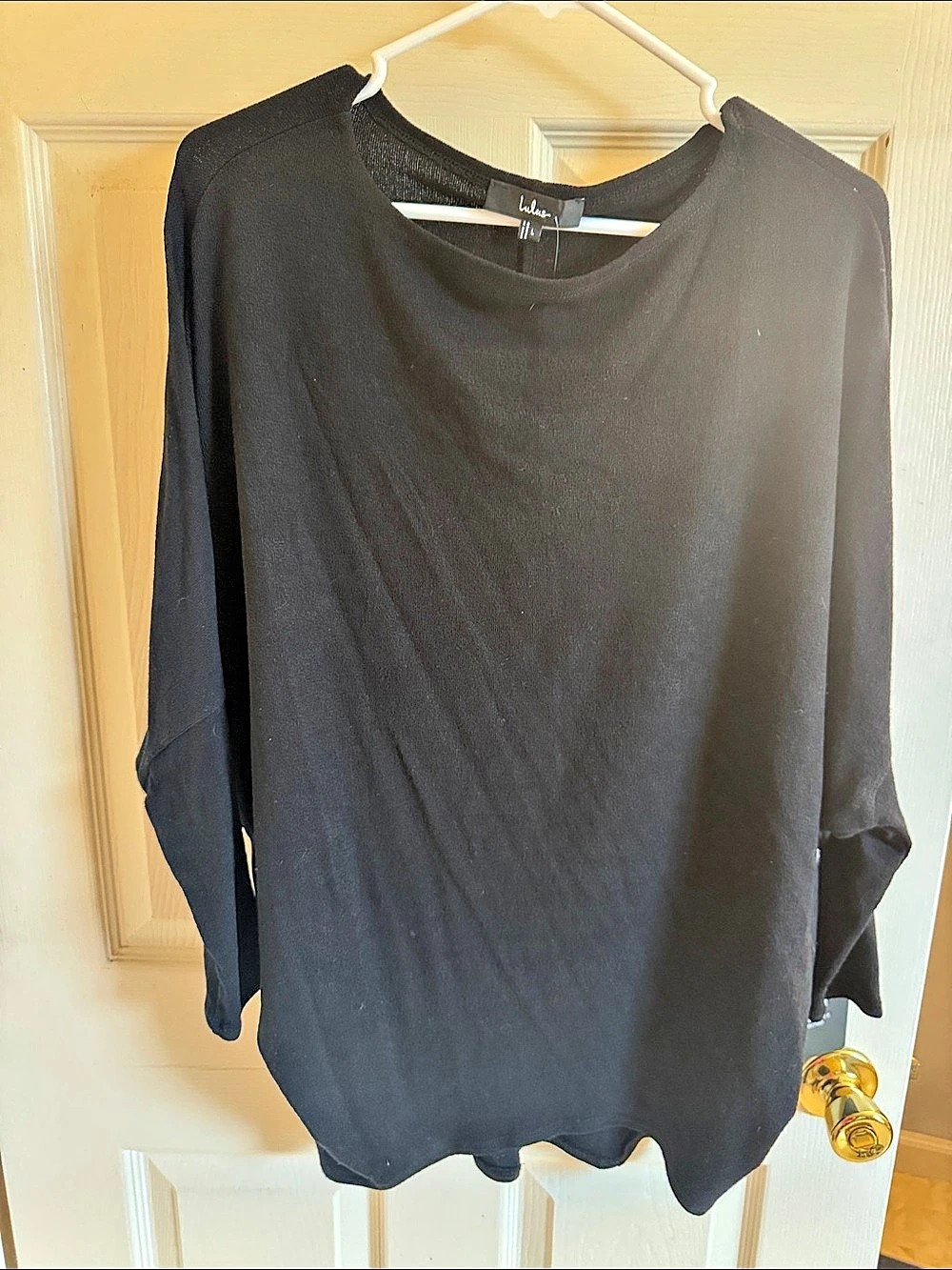 Lulus Black Long Sleeve Tunic Size Large NWT